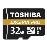 cartão de memória Toshiba Exceria Pro M501 Micro SDHC 32GB 32GB MicroSDHC UHS-II Class 10 Preto e Laranja e Branco_0