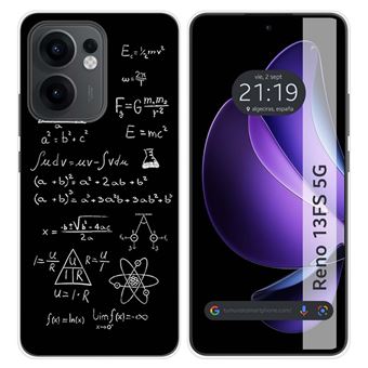 Capa TUMUNDOSMARTPHONE de Silicone para Oppo Reno 13FS 4G / 13 FS 5G Fórmulas Desenhos Design - 1