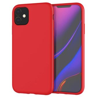 Capa de Silicone Ultra Slim Anti-Choque YIOU para iPhone 11 - Vermelho - 1