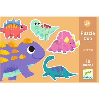 Puzzle DJECO Dinossauro Duo Dinosaur - 1