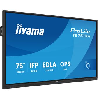Ecrã de Sinalização iiyama TE7513A-B2AG | 4K UHD | 75'' | 190,5 cm - 1