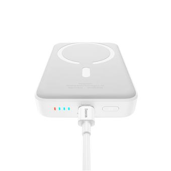 Power Bank Baseus MAGSAFE MINI AIR WIRELESS POWERBANK 10.000 MAH 20W-BEYAZ | 10000 mAh | Branco - 1