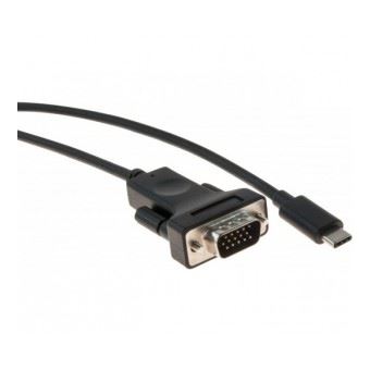 cabo de interface/adaptador de género Hypertec 127569-HY  USB-C 3.1 VGA Preto - 1