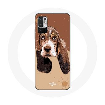 Capa Maniacase para Xiaomipoco M3 Pro Cara de Cão Bassehound - 1