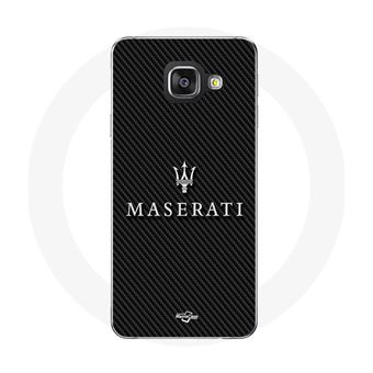 Capa Maniacase Para Samsung Galaxy A5 2016 | Maserati Fundo Branco Carbono - 1