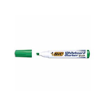 Marcador De Quadro Branco Bic Velleda 1751 Ponta Biselada Verde - 1