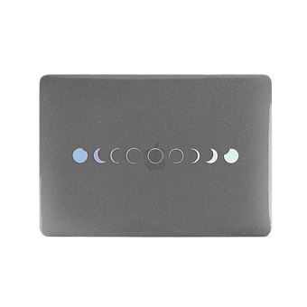 Capa Luckybutterfly para Macbook Air (M4) A3240 | Padrão Sol e Lua | Prateado - 1