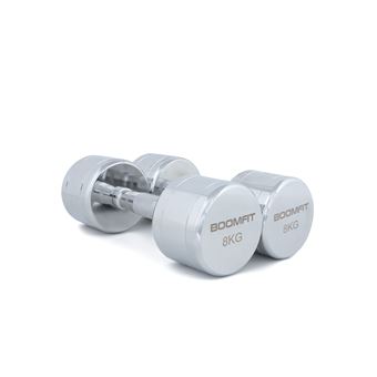 Halteres Cromados BOOMFIT | Par | 8kg - 1