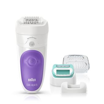 Depiladora de Arranque Braun Silk-épil 5 5/880 SensoSmart | Roxo, Branco - 1