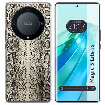 Capa Tumundosmartphone silicone para Honor magic 5 lite 5g design animal 01 desenhos - 1