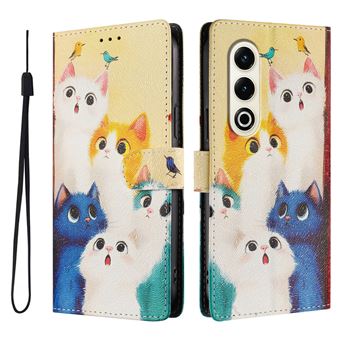 Capa FLOODKING para itel S25 | Suporte | Porta-Cartões e Alça | Padrões Decorativos | Amarelo - 1