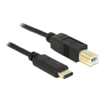Cabo Usb DeLOCK 2m, USB2.0-C/USB2.0-B | Preto - 1
