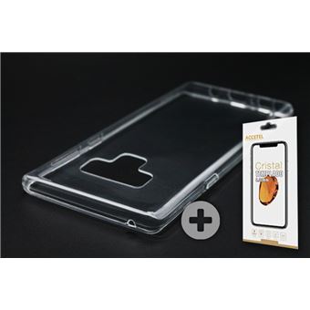 Capa + Película de Vidro Temperado Skyhe Gel para Samsung Galaxy Note 9 Transparente Clear - 1