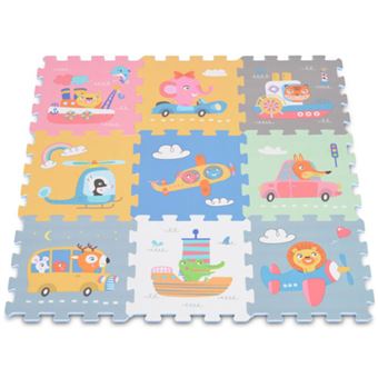 Tapete Atividade Moni meios transporte | 9 Peças - 1
