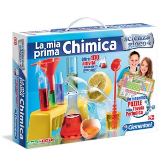 Conjunto de Ciência e Brinquedos Clementoni 12800 La Mia Prima Chimica