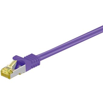 Cabo de Rede Goobay RJ-45 CAT7 2m | Roxo - 1