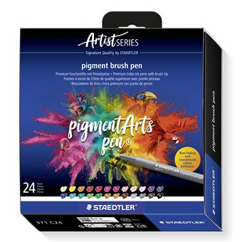 Caneta de Feltro Staedtler Pigment Arts Brush Pen - 1