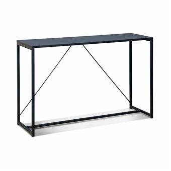 Consola metálica sweeek com barra de reforço | 120cm | preto - 1