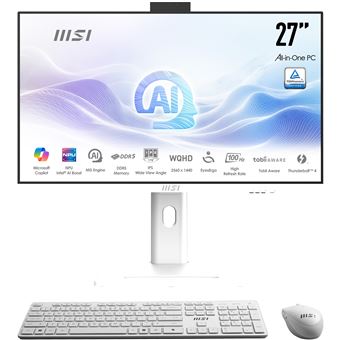 PC All-in-One MSI Modern AM273QP AI 1UM-085FR | 27'' | Intel Core Ultra 5 125H | Intel Arc Graphics | 16 GB | SSD 1TB - 1