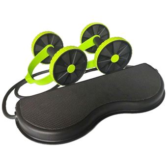 Máquina de Exercícios Klack® com Tapete e Rodas - Preto - 1