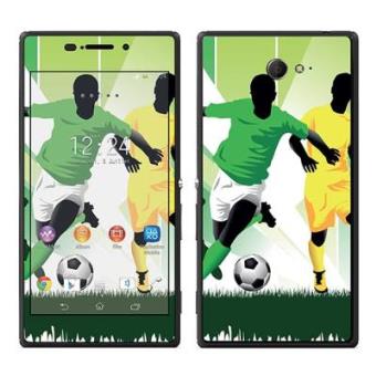 Adesivo Royalsticker Para Sony Xperia M2 (Sticker : Soccer Player Dribble A Ball) - 1