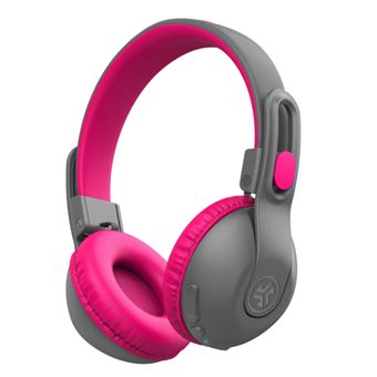 Auscultadores Bluetooth JLab JBuddies Studio 2 | Cinzento, Rosa - 1