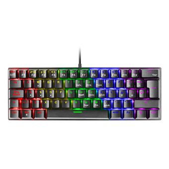 Teclado Gaming com Fios Mars Gaming MK60 | Idioma: Português | Preto - 1