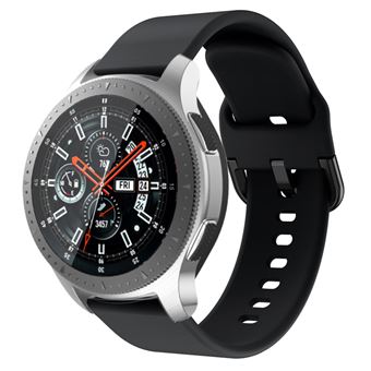 Pulseira de Silicone Magunivers | Alça | Preto | para Samsung Gear S3 Active - 1