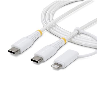Cabo Usb StarTech.com 2M-U2-LNTC-CABLE | Branco - 1