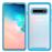 Capa e TPU Magunivers Céu Estrelado Anti-Choque Azul Claro para Samsung Galaxy S10_0