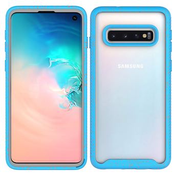 Capa e TPU Magunivers Céu Estrelado Anti-Choque Azul Claro para Samsung Galaxy S10