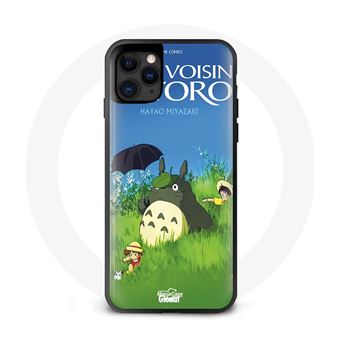 Capa Maniacase para Iphone 13 Mini Meu Vizinho Totoro Mei Satsuki Kanta Grama Criatura Maravilhosa Céu Guarda-Chuva Japonês Totoro - 1