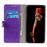 Capa PU Magunivers pé de cavalo louco roxo para Samsung Galaxy A50_3