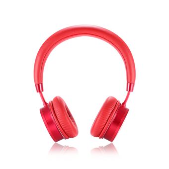 Auscultadores Bluetooth Magunivers REMAX 520 Aux-In Vermelho