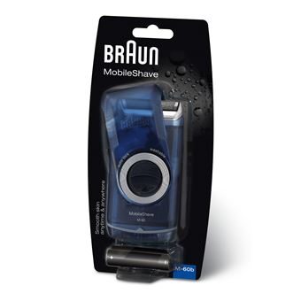 Máquina de Barbear Braun PocketGo M60b | Azul - 1