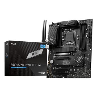 Motherboard MSI PRO B760-P WIFI DDR4 | Preto - 1