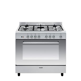 Fogão Glem Gas GE960CBIX2 | 90 cm | 5 Zonas | A | Aço inoxidável - 1