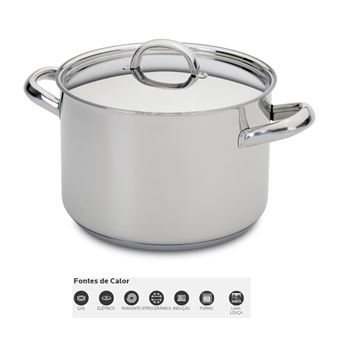 Panela Silampos Low Cost A | Ø26cm | 8,3 L - Cinza - 1