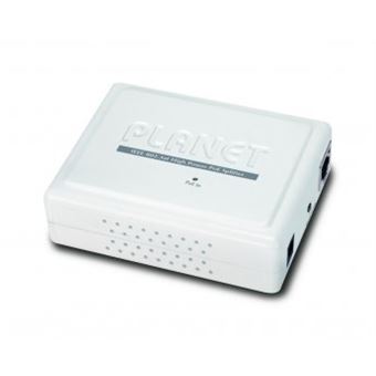 plicador de rede planet poe-161s branco apoio power over ethernet (poe) - 1