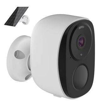 Câmara de Vigilância DUDAO SX01 WIFI 3MP | Visão nocturna | 3W Painel solar | Branco - 1