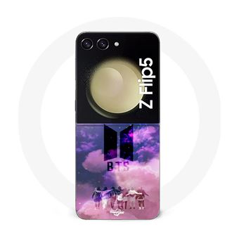 Capa Maniacase para Samsung Galaxy Z Flip5 Bts Logótipo Do Grupo Musical Kpop - 1