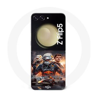 Capa Maniacase para Samsung Galaxy Z Flip5 Max Verstappen F1 Art Wallpaper - 1