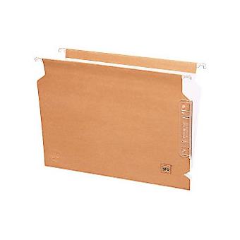 Pasta Suspensa Gio Folio Castanho Papel Kraft 25 Unidades - 1