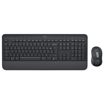Teclado Wireless + Rato Logitech 920-011001 | Idioma: Belga | Grafite - 1