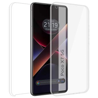 Capa TUMUNDOSMARTPHONE transparente dupla PC + TPU corpo inteiro 360 para Xiaomi Poco X7 5G - 1
