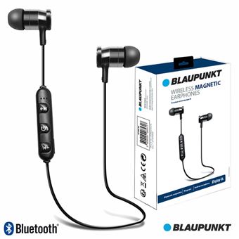 Auscultadores Bluetooth Blaupunkt sem Fios Stereo Bat Pretos
