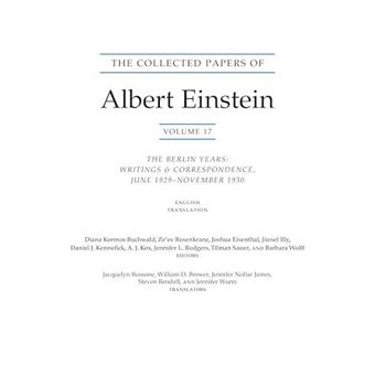 The Collected Papers Of Albert Einstein Volume 17 Translation Supplement - 1