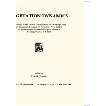 Vegetation Dynamics - Hardback - 1980 - 1