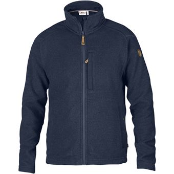 Vestuário de exterior masculino Fjällräven Buck Sweat jacket M Algodão, Poliéster Marinha - 1
