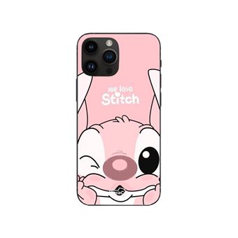 Capa Maniacase para Iphone 11 Pro | Stitch Angel azul rosa bonito - 1